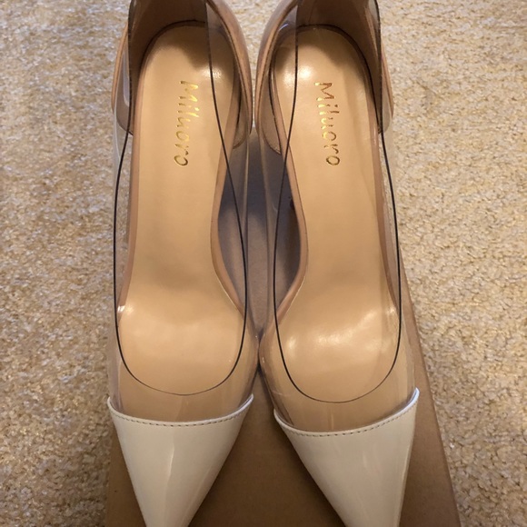Miluoro Shoes - Clear heels